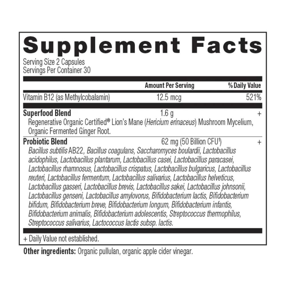 Ancient Nutrition Extra Strength Probiotics Digestive Support Supplement