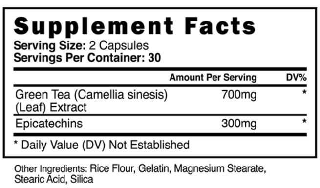 Blackstone Labs Epi Cat 60 Capsules Supp Facts