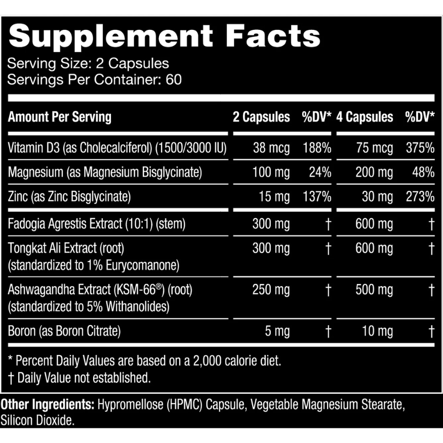 Sigma Testosterone Booster by Gorilla Mind (120 Capsules) by Gorilla Mind  at the Vitamin Shoppe