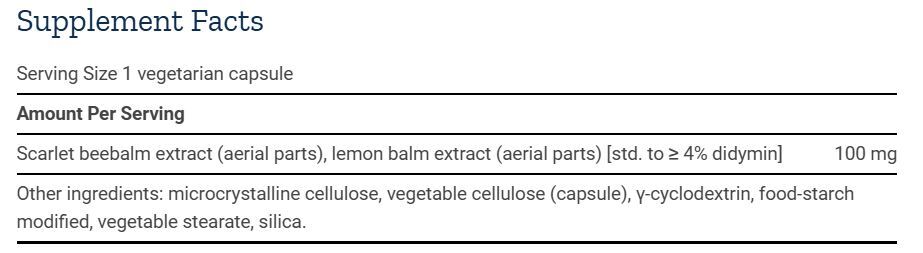 Life Extension Biological Aging Defense 30 Capsules Supp Facts