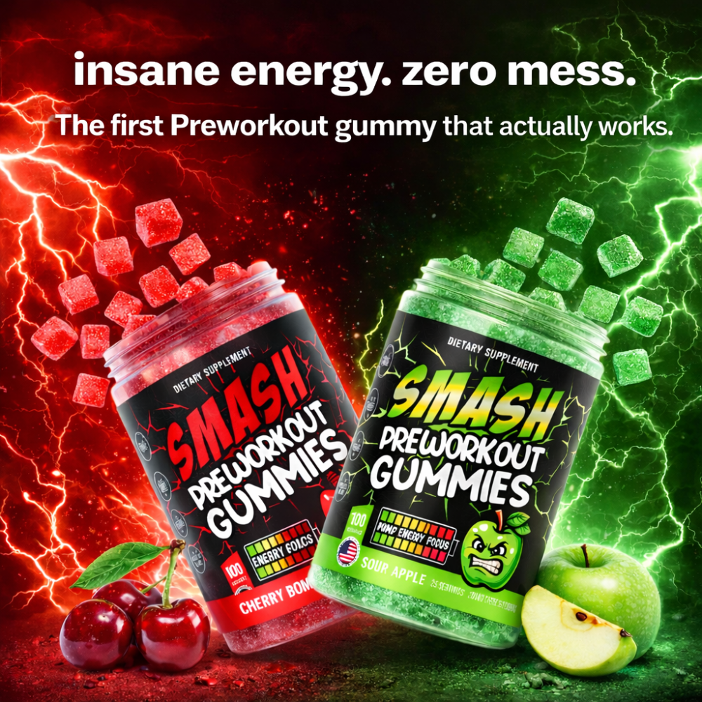 Smash Pre-Workout Gummies