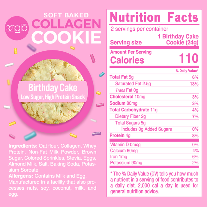 Collagen Birthday Cake Cookies