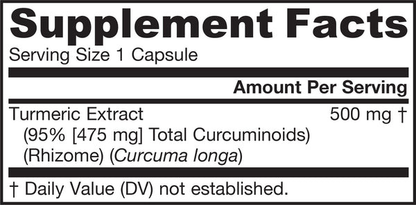 Curcumin 95 Supplement Facts