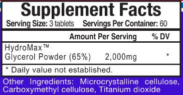 APS Nutrition HydroMax Supplement Facts