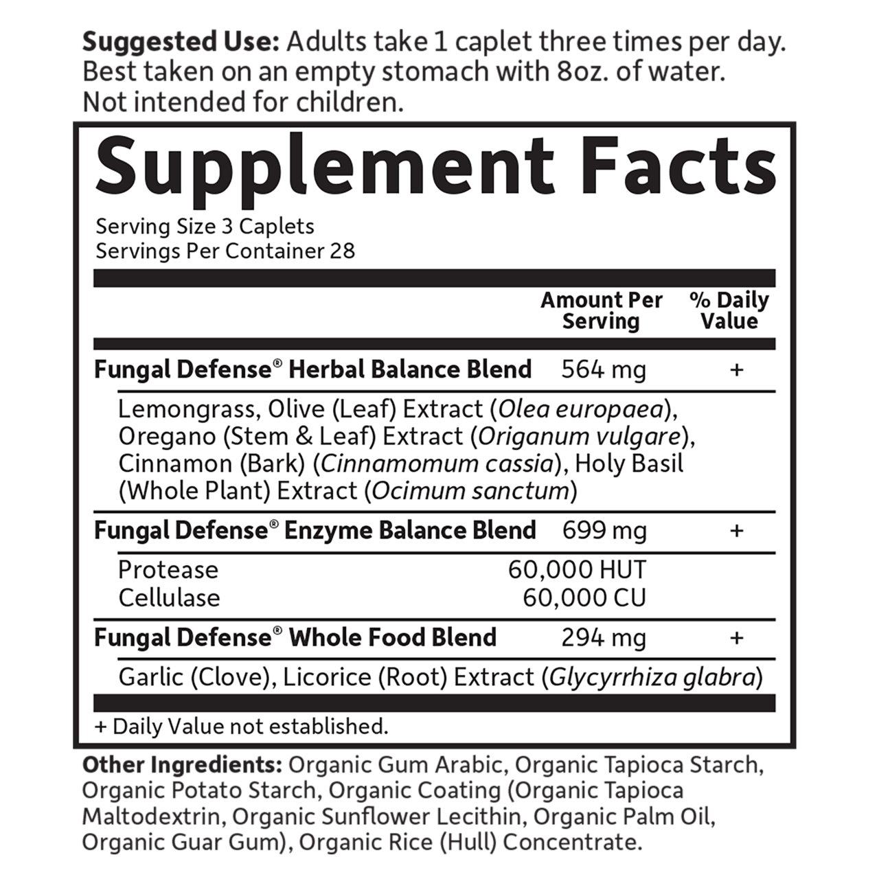 Fungal® Defense 84 Caplets