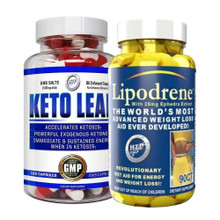  Hi-Tech Pharmaceuticals Lipodrene and Keto Lean Stack 