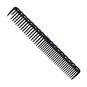 YS Park 338 Quick Cutting Comb with Grip - Carbon Black