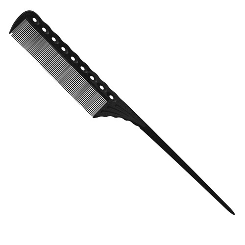 YS Park 115 Fine Tooth Super Winding Tail Comb Carbon Black