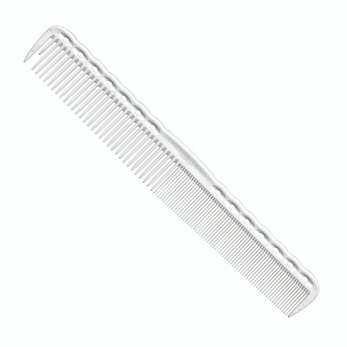 YS Park 334 Basic Cutting Comb with Grip - White
