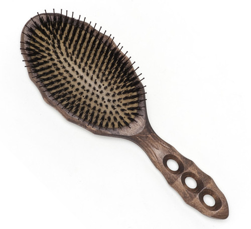 YS Park Soft Cushion Tortoise Hairbrush - Boar/Nylon (YS-90CS2)