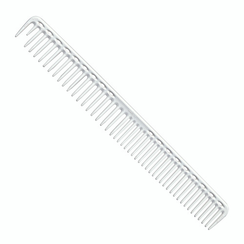 YS Park 333 Long Round Tooth Cutting Comb - White