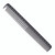 YS Park 333 Long Round Tooth Cutting Comb - Carbon Black