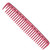 YS Park 452 Big Round Tooth Cutting Comb - Pink