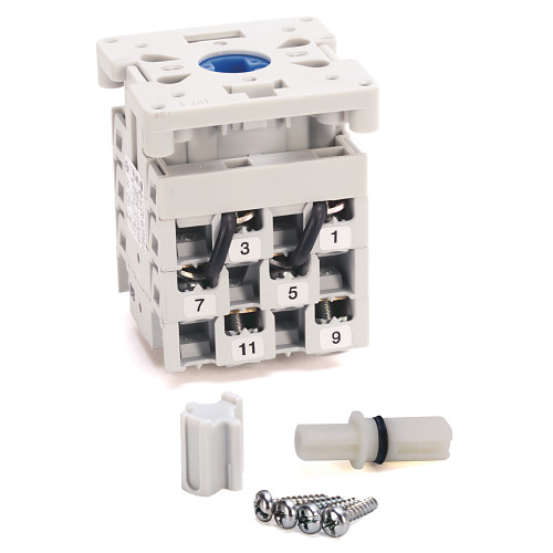 INTERRUPTOR DE CARGA, MONTAJE FRONTAL/PUERTA, 25A, 2 POS. 1-2 60 GRADOS, 4 POLOS - 194LE252504