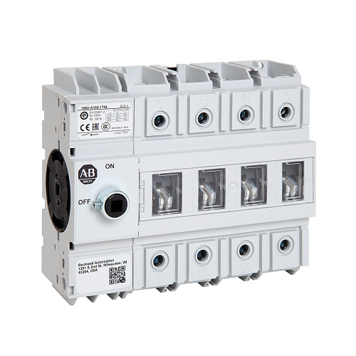 INTERRUPTOR DE DESCONEXIÓN SIN FUSIBLE 194U, OFF-ON 90 ° 3 POLOS - 194UA1601753