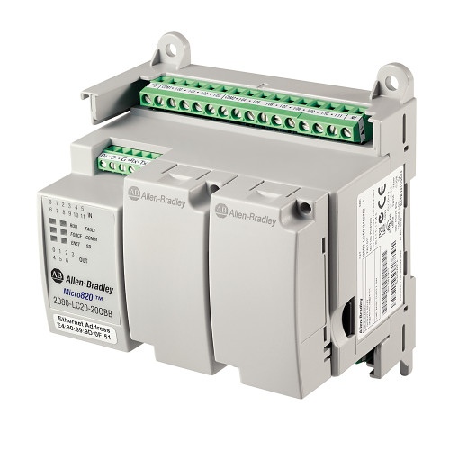 CONTROLADOR820,8ENTRADAS 110/120VAC,4 SALIDAS ANÁLOGAS,RS-23 CON TERMINALES RTB - 2080LC2020AWBR