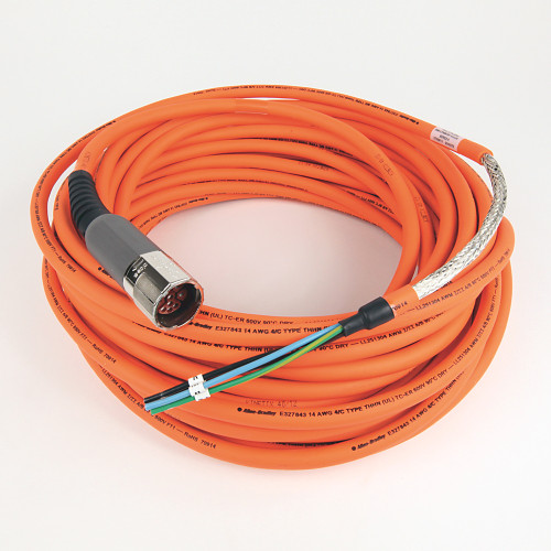 Cable de alimentación para motor, conector DIn SpeedTec, con cable  sueltos, 14AWG, 20 metros - 2090CPWM7DF14AA20