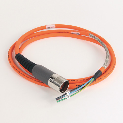 Cable de potencia para motor, conector rápido DIN, 16AWG, 2mts. - 2090CPWM7DF16AA02