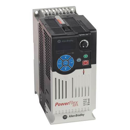 PowerFlex 523 AC CON ETHERNET/IP Y SEGURIDAD 240 VAC 1 FASE, 3HP, 2.2 Kw FRAME B SIN FILTRO - 25BA011N104