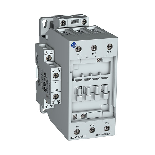 CONTACTOR 300 NEMA, TAMANO 2, 24 V 50–60 HZ, 3 POLOS,CONTACTO AUXILIAR, TERMINALES DE TORNILLO - 300COJ9311