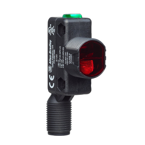SENSOR FOTOELECTRICO RIGHTSIGHT, SUPRESION DE FONDO,ROJO VISIBLE, 10-100mm, M12,10-30VDC - 42EAB2MEB2D4