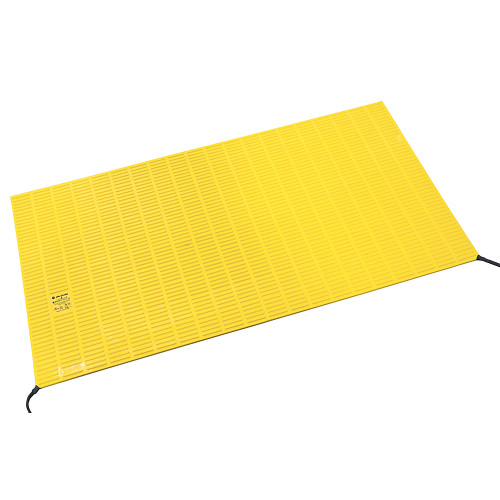 TAPETE DE SEGURIDAD AMARILLO, 1000 MM X 1250 MM, DOS CABLES DE DOS HILOS DE 4,5 M
 - 440FM2025AYNN