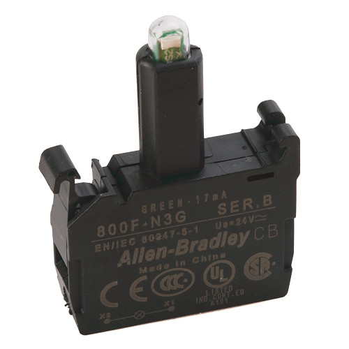 Módulo LED 24V Verde Allen-Bradley 800FN3G
