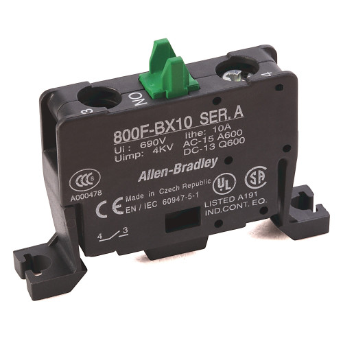 Contacto para Montaje en Base 1 NO Allen-Bradley 800FBX10
