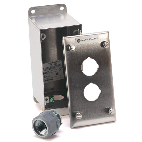 Alojamiento Acero Inoxidable 1 Estación Allen-Bradley 800H1HZ4