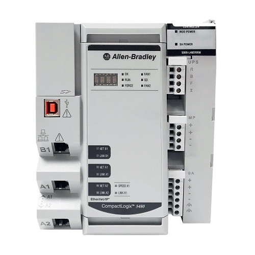 CONTROLADOR COMPACTLOGIX 5480, 10 MB DE MEMORIA, PUERTO USB, PUERTO ETHERNET DE 1 GB - 5069L4100ERMW