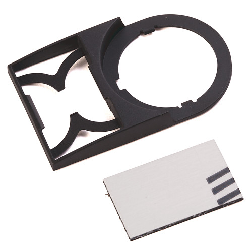 PLACA LEYENDA 800F 30X50MM ESTANDAR PLACA Y MARCO BLANCO LEYENDA NEGRO - 800F12WE100S