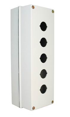 BOTONERA METALICA DE 5 UNIDADES PARAOPERADOR DE 22MM, KNOCKO - 800F5MP