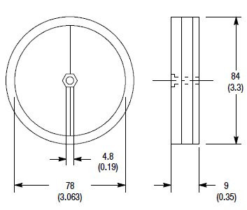Reflector 3 Pulgadas Allen-Bradley 9239
