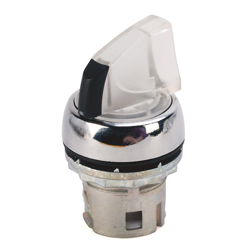 SELECTOR 2 POSICIONES, ILUMINADO 22MMBISEL METALICO, MANTENI - 800FMLSM27