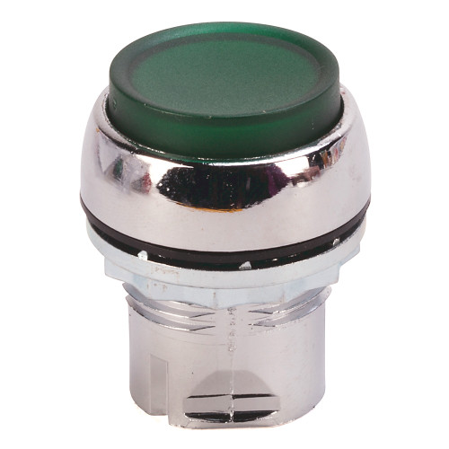 BOTON PULSADOR MOMENTANEO DE 22 MM, ILUMINADO EXTENDIDO, 1 NA/1 NC, 1 NA/1 NC, LED BLANCO, TRANSPARE - 800FMLE7MN3WX11