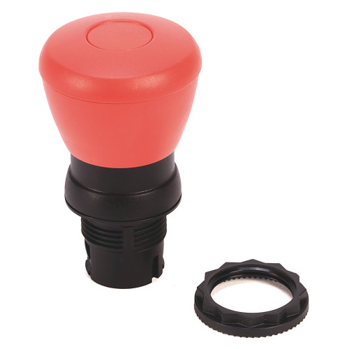 BOTON PULSADOR DE 22MM, PLASTICO,TIPO HONGO PUSH-PULL COLOR - 800FPMP42