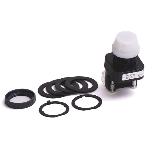 BOTON PULSADOR VERDE ILUMINADO. 30.5MM TIPO 4/4X/ 13 MAMÁ. EXT. HD SIN PROTECTOR, LED, 12-130V - 800HCQRBH2GD1
