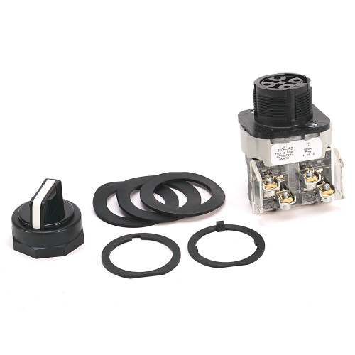 SELECTOR DE 30MM,3POSICIONES CON RETORNO AL CENTRO - 800HJR91