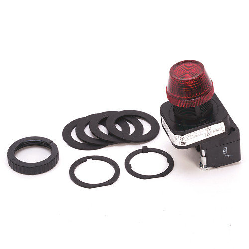 Luz piloto, LED, rojo, 12-130V - 800HQRH2R