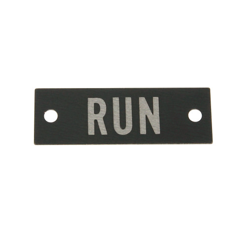 PLACA LEYENDA 'CORRER'DE ALUMI - 800PX133