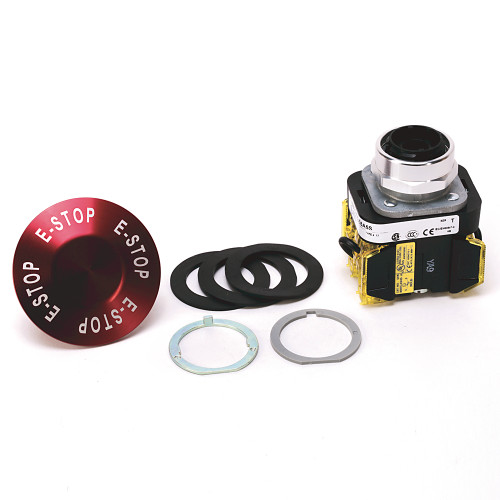 BOTON NO ILUMINADO 30.5MM TIPO HONGO 63 MM 2 POS (PUSH-PULL) ROJO 2 NCLB PROTECTORES SEGUROS CON DED - 800TCFXLE6A5S