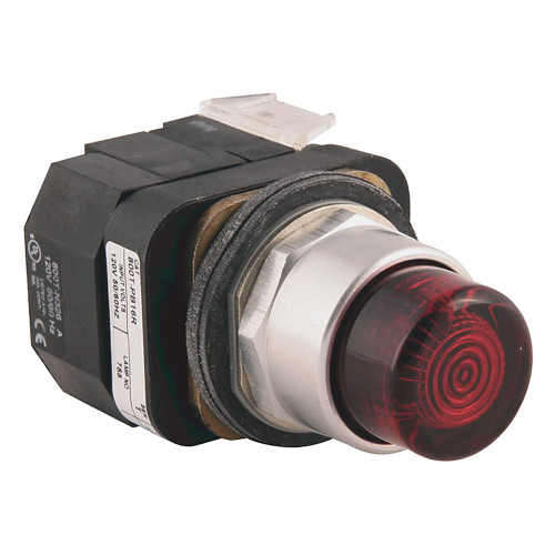 BOTON PULS SALIENTE NOPROT INCAND 120V AZUL - 800TPB16B