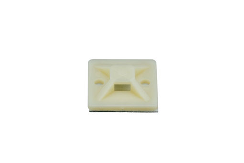 PAQ 100PZ-BASE ADHESIVA PARA CINTILLOS 1"X1", COLOR BLANCO, PAQUETE 100 PZAS. - SMP16A-C