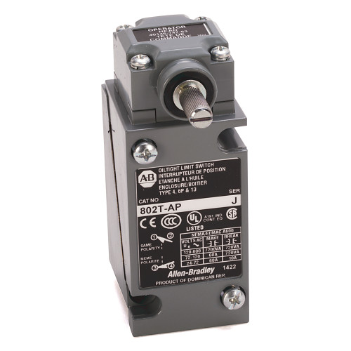 LIMIT SWITCH,NEMA 4/13,CONTRA ACEITE,2 CIRCUITOS, TIPO LEVA, - 802TA2P