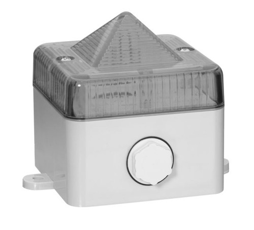 FARO CUADRADO AMBAR, ESTROBOSCOPICA, 24V AC/DC, 5 JOULE, ALO - 855BGMS24R5