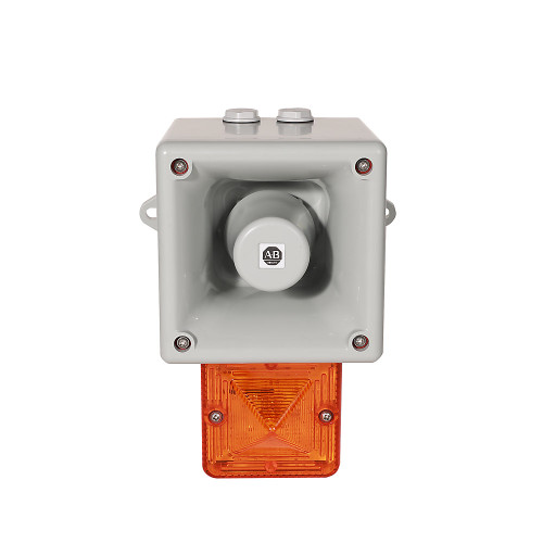BOCINA INDUSTRIAL, 230 V CA, 112 DB, 32 TONOS SELECCIONABLES, ALIMENTACION DE CONDUCTO  - 855HBCA20CDR5