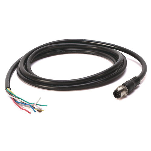 CABLE MICRO DC, MACHO, RECTO (ROSCAS EXTERNAS), 8 PINES, SIN CONECTOR, 10M - 889DM8FB10