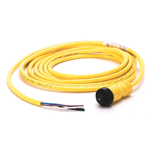 MINI CABLE, HEMBRA RECTO 4 PIN ,SIN CONECTOR EXTREMO ,PVC CBL, 18AWG, AMARILLO, 100 FT - 889NF4AE100F