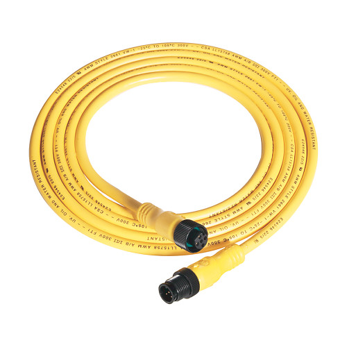 CABLE DE CONEXION MICRO DC M12 HAMBRA RECTO 5PINES DE PVC AMARILLO S/ BLINDAJE IEC R-ANG 22AWG 20M - 889DF5ACDE20