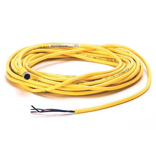 PATCHCORD, PICO M8, EXTREMOS MACHO Y HEMBRA RECTO DE 4 PINES, AMARILLO SIN BLINDAJE, 24 AWG, 2 m - 889PF4ABPM2